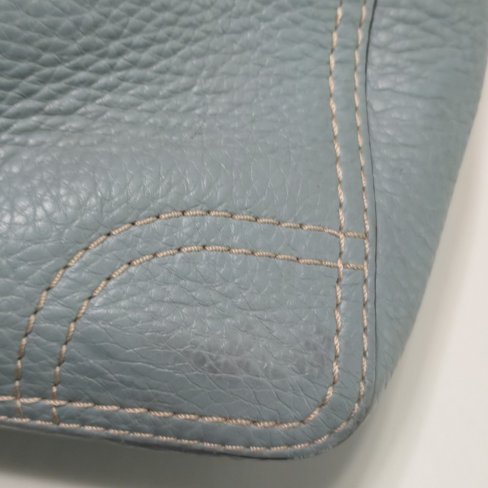 COACH Chelsea Hobo Bag Teal Pebbled Leather Turn Lock Shoulder Purse F12338 - Picture 3 of 9